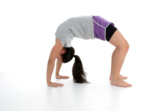 Girl in Yoga Pose