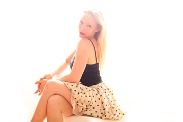 Fototapeta premium attraktive junge Frau