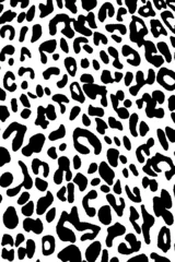 Deurstickers Panter achtergrond van patroon van luipaardvel