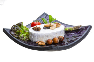 Fresh soft brie cheese