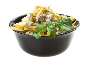 Tongue salad