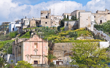 Panoramic view of Mottola. Puglia. Italy.