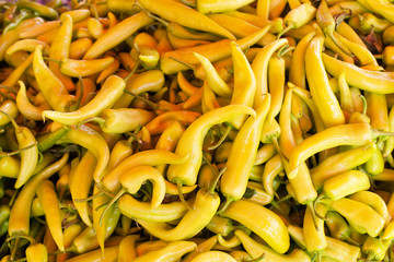 peppers at the market