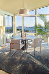 Dining Room with View in New Luxury Home