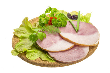 Bacon with vegetables