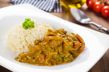 Curry with vegetables - Gemüsecurry