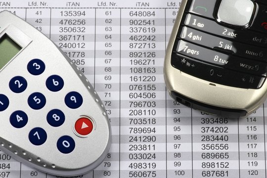 iTAN Liste f&uuml;rs Online-Banking