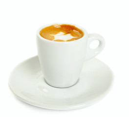 macchiato isolated