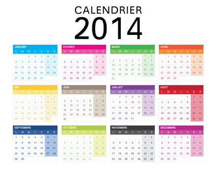 calendrier 2014
