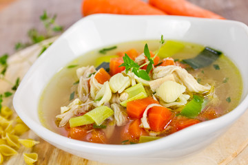 Hühnersuppe