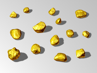 Gold nuggets