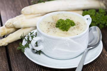 Fresh homemade Asparagus Soup