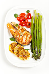 Salmon steak