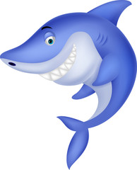 Cute shark cartoon