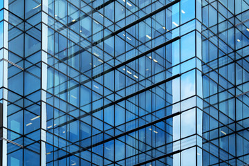 Obraz premium Glass building wall
