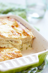 Savory lavash cheese pie
