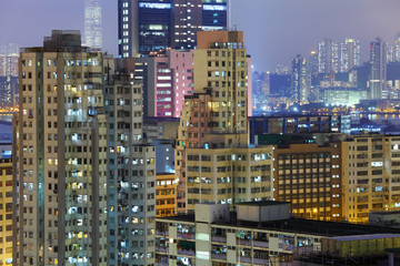 Fototapeta na wymiar Residential building in Hong Kong