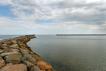 Sea gate.
