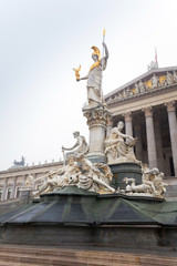 Fototapeta na wymiar Austrian parliament, Vienna, Austria