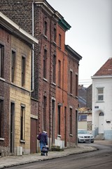Abandoned residential building