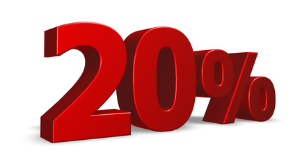 twenty per cent