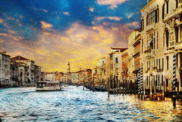 Venezia-Sonnenuntergang-Hintergrund © Carmen Steiner