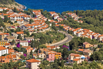 Naklejka na ściany i meble Mediterranean style houses by the sea