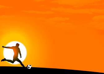 Soccer or football background © István Hájas