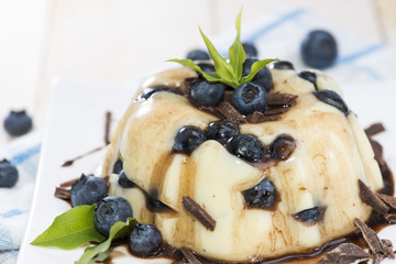 Blueberry Vanilla Pudding