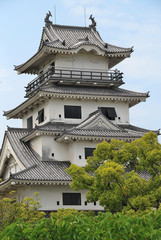 Naklejka premium Donjon du château de Imabari, Shikoku, Japon