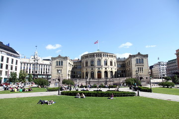 The Parliament Building, Oslo, Norway