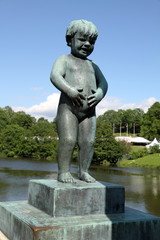 Fototapeta premium Vigeland, Frogner Park, Oslo, Norway, Europe
