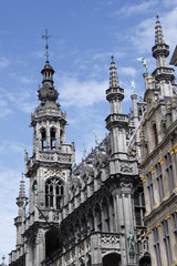 Fototapeta na wymiar Maison du Roi sur la Grand Place à Bruxelles, Belgique