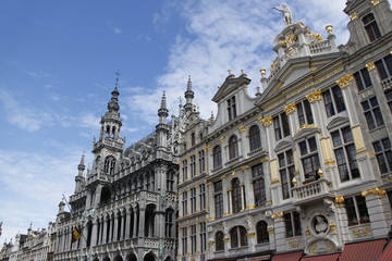 Fototapeta na wymiar Maison du Roi sur la Grand Place à Bruxelles, Belgique 