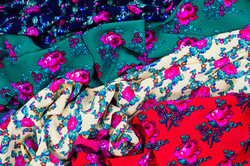 Góralska tkanina tekstura © kowal