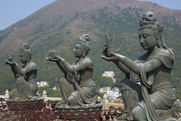 Buddha statue at Po Lin Buddhist Monastery