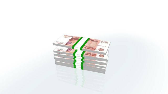 stack of rubles