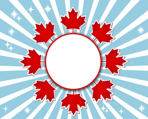 Canada Day banner.