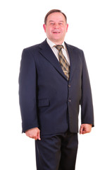 Successful elder businessman