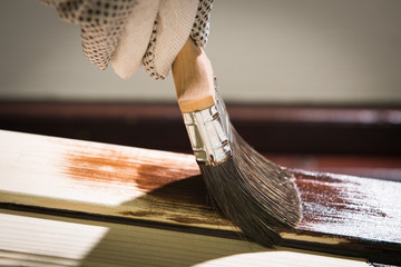 Maintaining of wooden surfaces