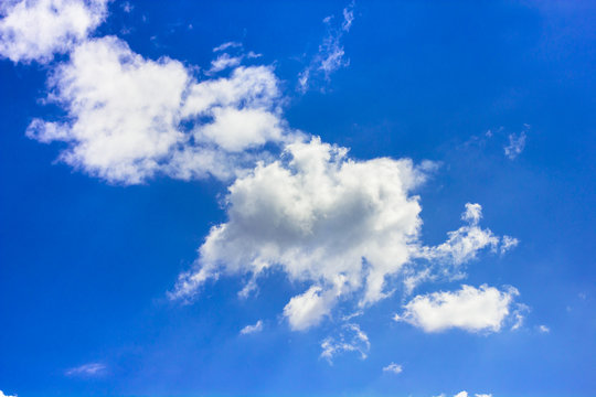 blue sky with clouds