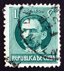 Postage stamp Cuba 1917 Jose Marti, Revolutionary