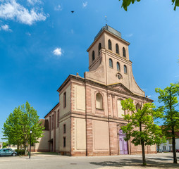 Eglise Royale Saint-Louis in Neuf Brisach - Alsace, France
