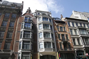 Photo sur Plexiglas Bruxelles Immeuble ancien à Bruxelles, Belgique