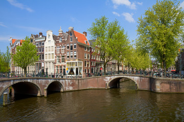 Obraz premium bridges of canal ring, Amsterdam