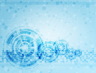 modern technology theme illustration, eps10 vector
