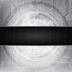 Obraz premium modern technology theme background, eps10 vector