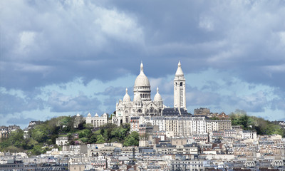 Fototapeta na wymiar Bazylika Sacre Coeur Montmartre Paris