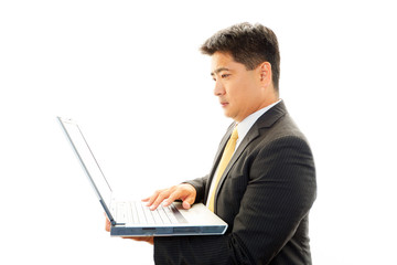 笑顔のビジネスマン