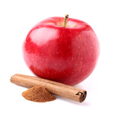 Apple with cinnamon